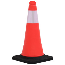 Conuri Rutiere Reflectorizante Cu Baze Grele 4 Buc. 50 Cm