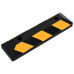 Limitatoare Parcare Reflectorizante 2 Buc. 56X15X10 Cm Cauciuc