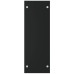 Rastel Lemne De Foc Negru 40X35X100 Cm Sticlă Securizată