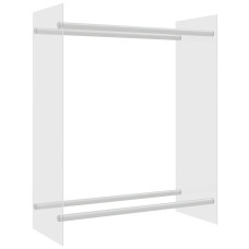 Rastel Lemne De Foc Transparent 80X35X100 Cm Sticlă Securizată