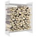 Rastel Lemne De Foc Transparent 80X35X100 Cm Sticlă Securizată