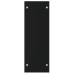 Rastel Lemne De Foc Negru 80X35X100 Cm Sticlă Securizată