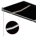 Copertină Automată Cu Senzor Vânt & Led, Antracit, 3,5X2,5 M