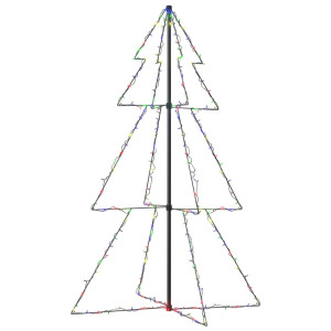 Brad Crăciun Conic, 200 Led-Uri, 98X150 Cm, Interior & Exterior