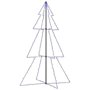 Brad Crăciun Conic 240 Led-Uri, 118X180 Cm, Interior & Exterior