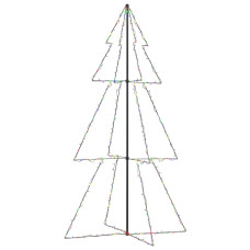 Brad Crăciun Conic, 300 Led-Uri, 120X220 Cm, Interior&Exterior