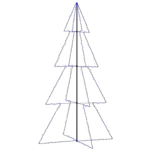 Brad Crăciun Conic 360 Led-Uri, 143X250 Cm, Interior & Exterior