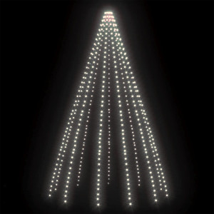 Instalație Brad 500 Led-Uri Alb Rece 500 Cm Interior/Exterior