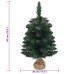 Brad Crăciun Artificial Pre-Iluminat Cu Suport Verde 60 Cm, Pvc