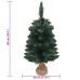 Brad Crăciun Artificial Pre-Iluminat Cu Suport Verde 90 Cm, Pvc