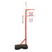 Set De Joc De Baschet Portabil, Reglabil, 138,5-166 Cm