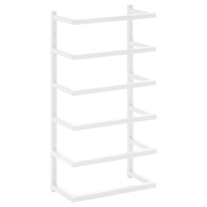 Suport De Prosoape, Alb, 24X12X48 Cm, Oțel