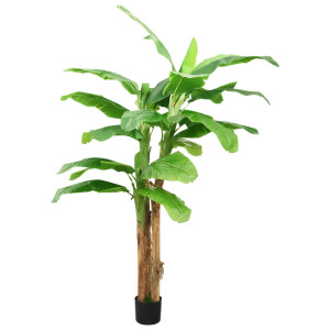 Bananier Artificial Cu Ghiveci, Verde, 300 Cm