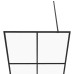 Paravan De Duș Walk-In Negru 90X195 Cm Sticlă Esg Transparentă