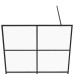 Paravan De Duș Walk-In Negru 90X195 Cm Sticlă Esg Transparentă