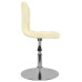 Scaun De Bar Pivotant, Crem, Material Textil