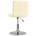 Scaun De Bar Pivotant, Crem, Material Textil