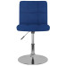 Scaun De Bar Pivotant, Albastru, Material Textil