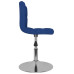 Scaun De Bar Pivotant, Albastru, Material Textil