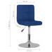 Scaun De Bar Pivotant, Albastru, Material Textil