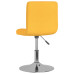 Scaun De Bar Pivotant, Galben, Material Textil