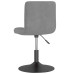 Scaun De Bar Pivotant, Gri Deschis, Catifea