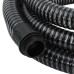 Furtun De Aspirație Cu Racorduri Din Alamă, Negru 1,1" 15 M Pvc