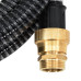 Furtun De Aspirație Cu Racorduri Din Alamă, Negru 1,1" 15 M Pvc
