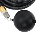 Furtun De Aspirație Cu Racorduri Din Alamă, Negru 1,1" 15 M Pvc
