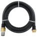 Furtun De Aspirație Cu Racorduri Din Alamă, Negru 1,1" 20 M Pvc