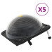 Încălzitor Solar De Piscină 5 Buc. 75X75X36Cm Hdpe Aluminiu
