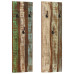 Cuier De Haine De Perete 2 Buc. 36X3X110 Cm Lemn Masiv Reciclat