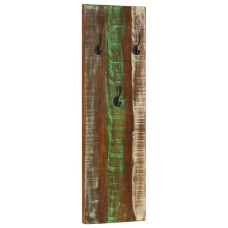 Cuier De Haine De Perete 2 Buc. 36X3X110 Cm Lemn Masiv Reciclat