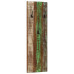 Cuier De Haine De Perete 2 Buc. 36X3X110 Cm Lemn Masiv Reciclat