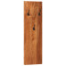 Cuier De Haine De Perete 2 Buc. 36X3X110 Cm, Lemn Masiv Acacia