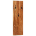 Cuier De Haine De Perete 2 Buc. 36X3X110 Cm, Lemn Masiv Acacia