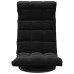 Scaun De Podea Pivotant, Negru, Catifea
