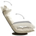 Scaun De Podea Pivotant, Crem, Catifea