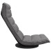 Scaun De Podea Pivotant, Gri Deschis, Material Textil
