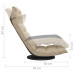 Scaun De Podea Pivotant, Crem, Material Textil