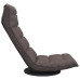 Scaun De Podea Pivotant, Gri Taupe, Material Textil