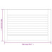 Ușă De Dulap Cu Design Lambriu, 39,5X59,4 Cm, Lemn Masiv De Pin