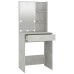 Masă De Toaletă Cu Led, Gri Beton, 60X40X140 Cm