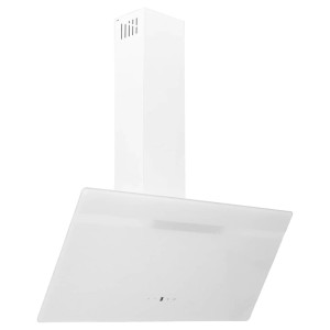 Hotă De Perete, Alb, 90 Cm, Oțel Și Sticlă Securizată