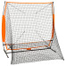 Plasă De Antrenament Sport Baseball, Negru, 174X76X158,5 Cm