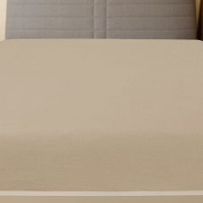 Cearșaf De Pat Cu Elastic, 2 Buc, Gri Taupe, 180X200 Cm Bumbac