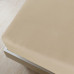 Cearșaf De Pat Cu Elastic, 2 Buc, Gri Taupe, 180X200 Cm Bumbac