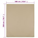 Cearșaf De Pat Cu Elastic, 2 Buc, Gri Taupe, 180X200 Cm Bumbac