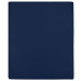 Cearșaf De Pat Cu Elastic, 2 Buc, Bleumarin, 160X200 Cm, Bumbac