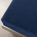 Cearșaf De Pat Cu Elastic, 2 Buc, Bleumarin, 160X200 Cm, Bumbac